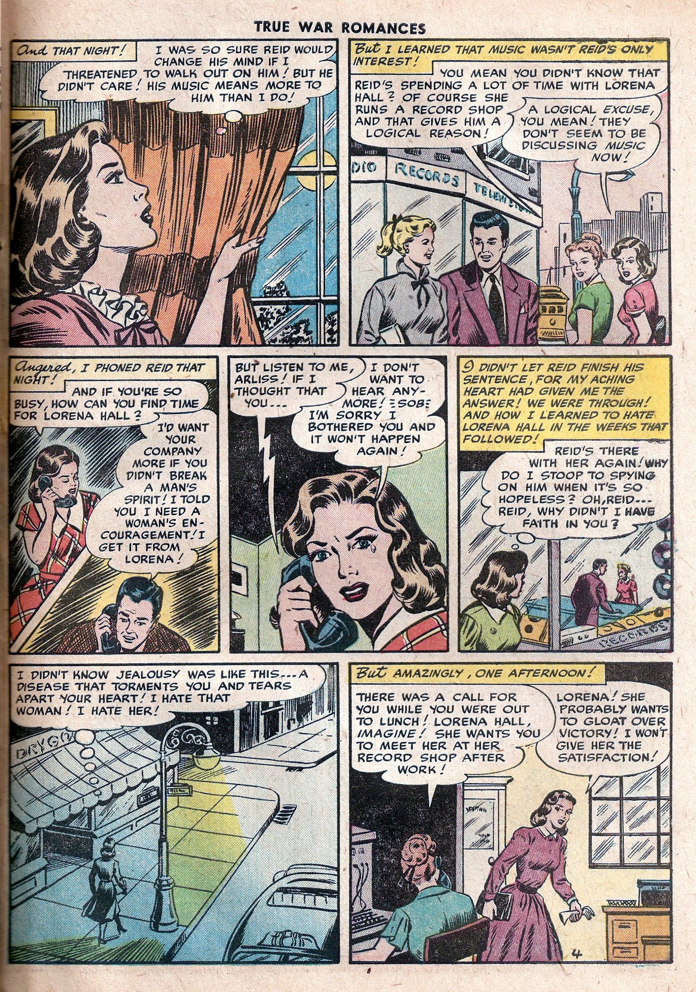 Read online True War Romances comic -  Issue #20 - 31