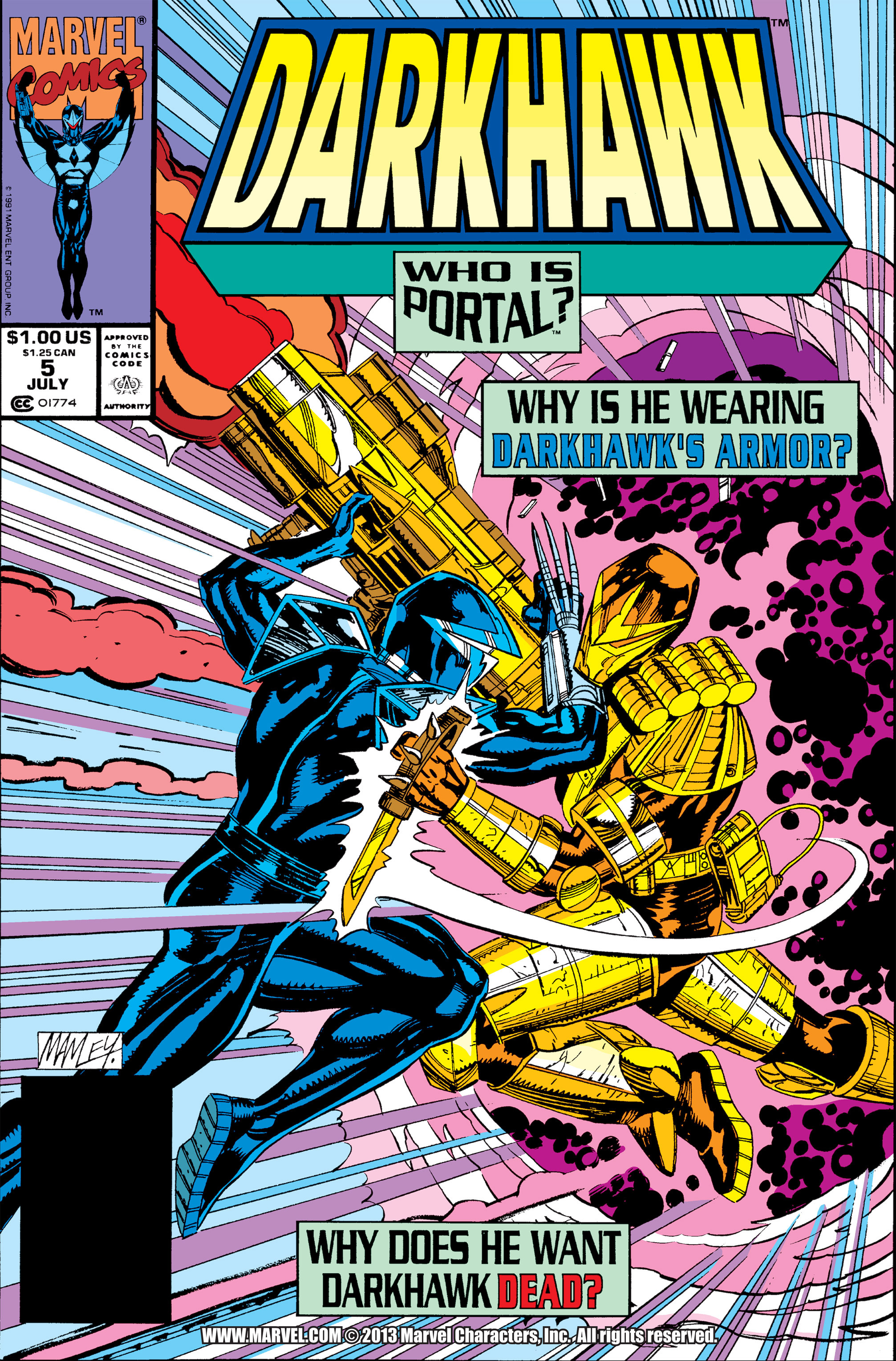 Read online Darkhawk (1991) comic -  Issue #5 - 1