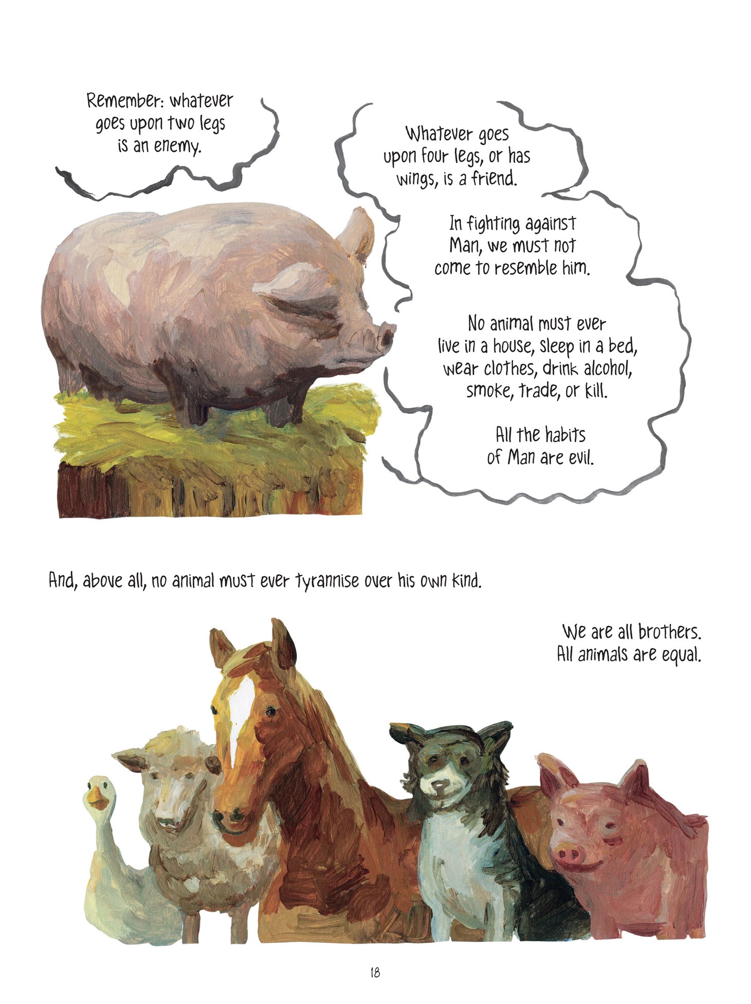 Read online Animal Farm: The Graphic Novel comic -  Issue # TPB (Part 1) - 17