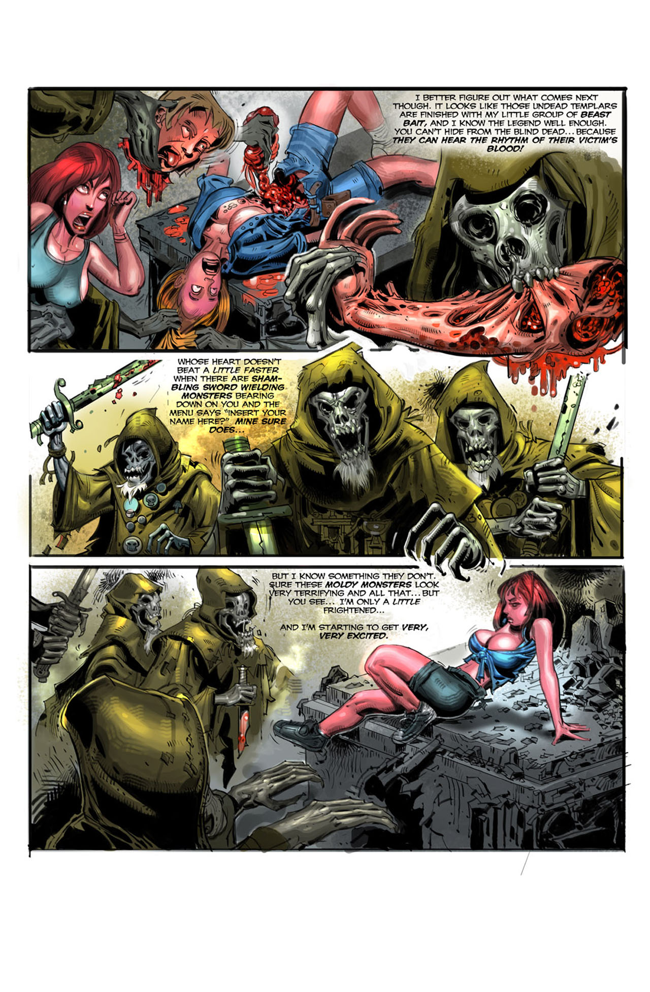 Read online Zombie Terrors comic -  Issue #3 - 16