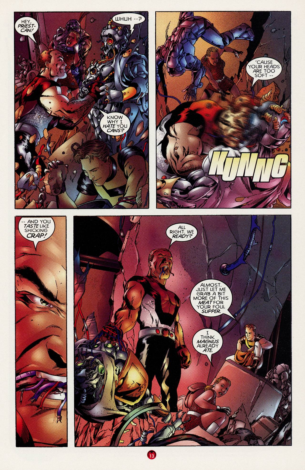 Read online Magnus Robot Fighter (1997) comic -  Issue #1 - 12