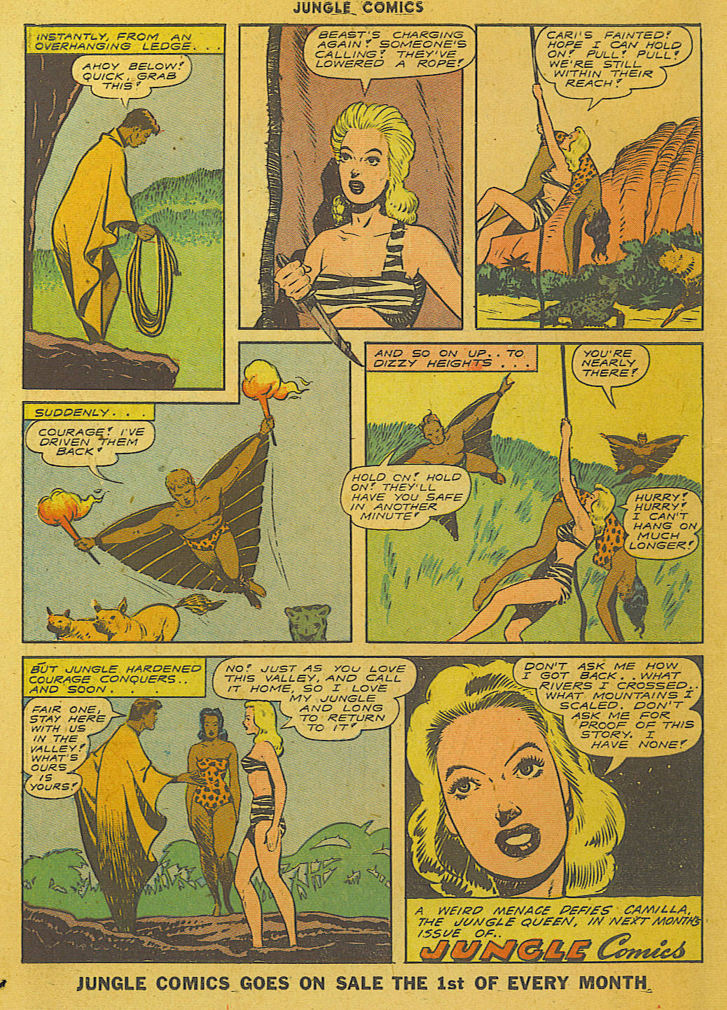 Read online Jungle Comics comic -  Issue #50 - 58
