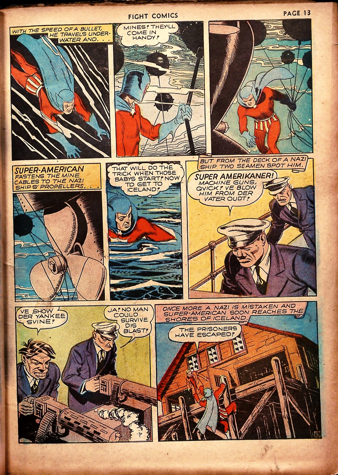 Read online Fight Comics comic -  Issue #17 - 16