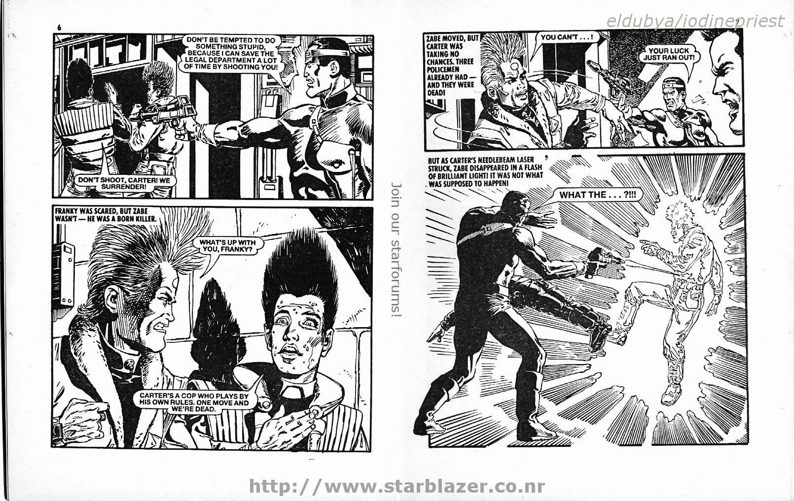 Read online Starblazer comic -  Issue #215 - 5
