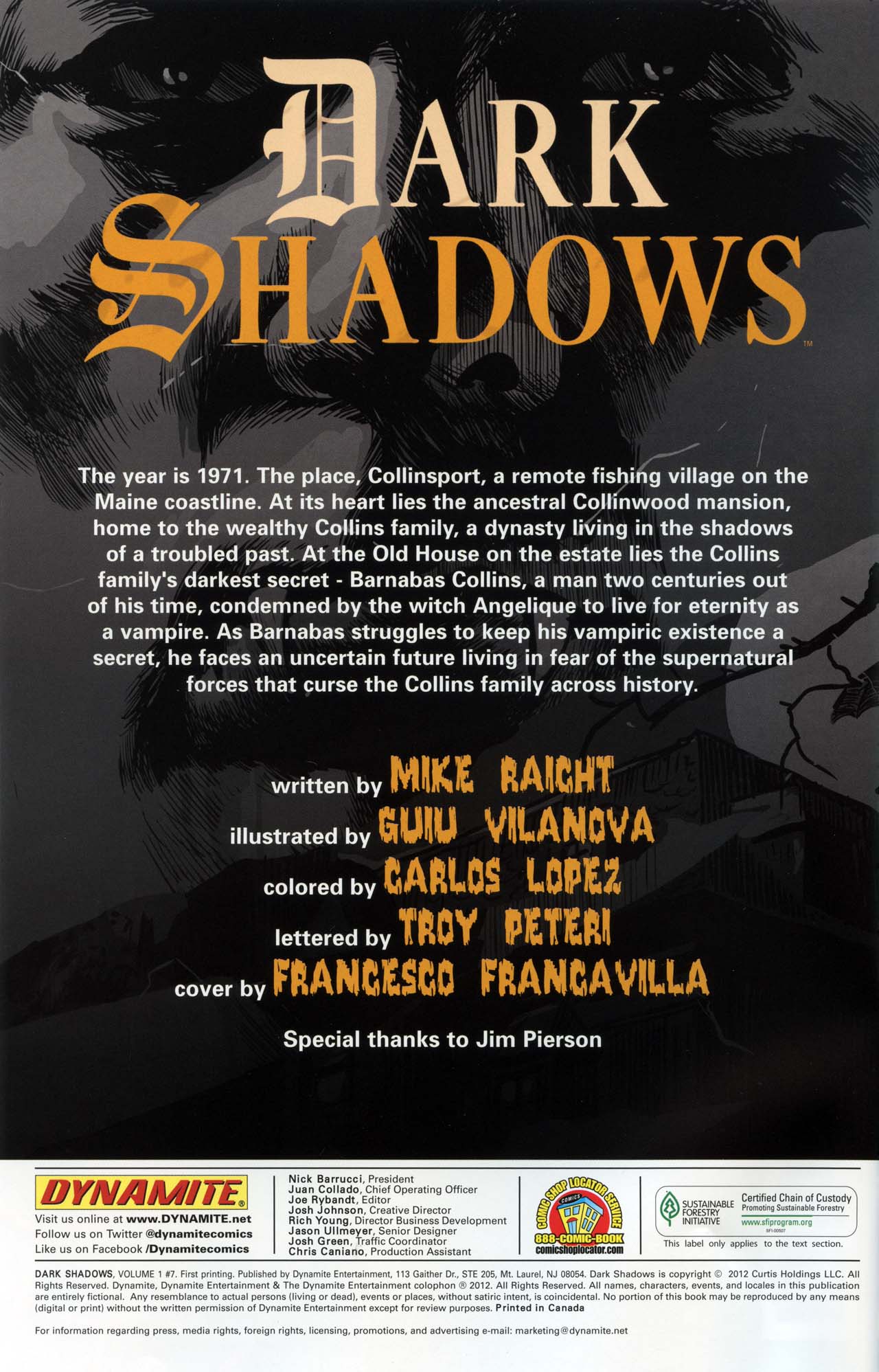 Read online Dark Shadows comic -  Issue #7 - 2