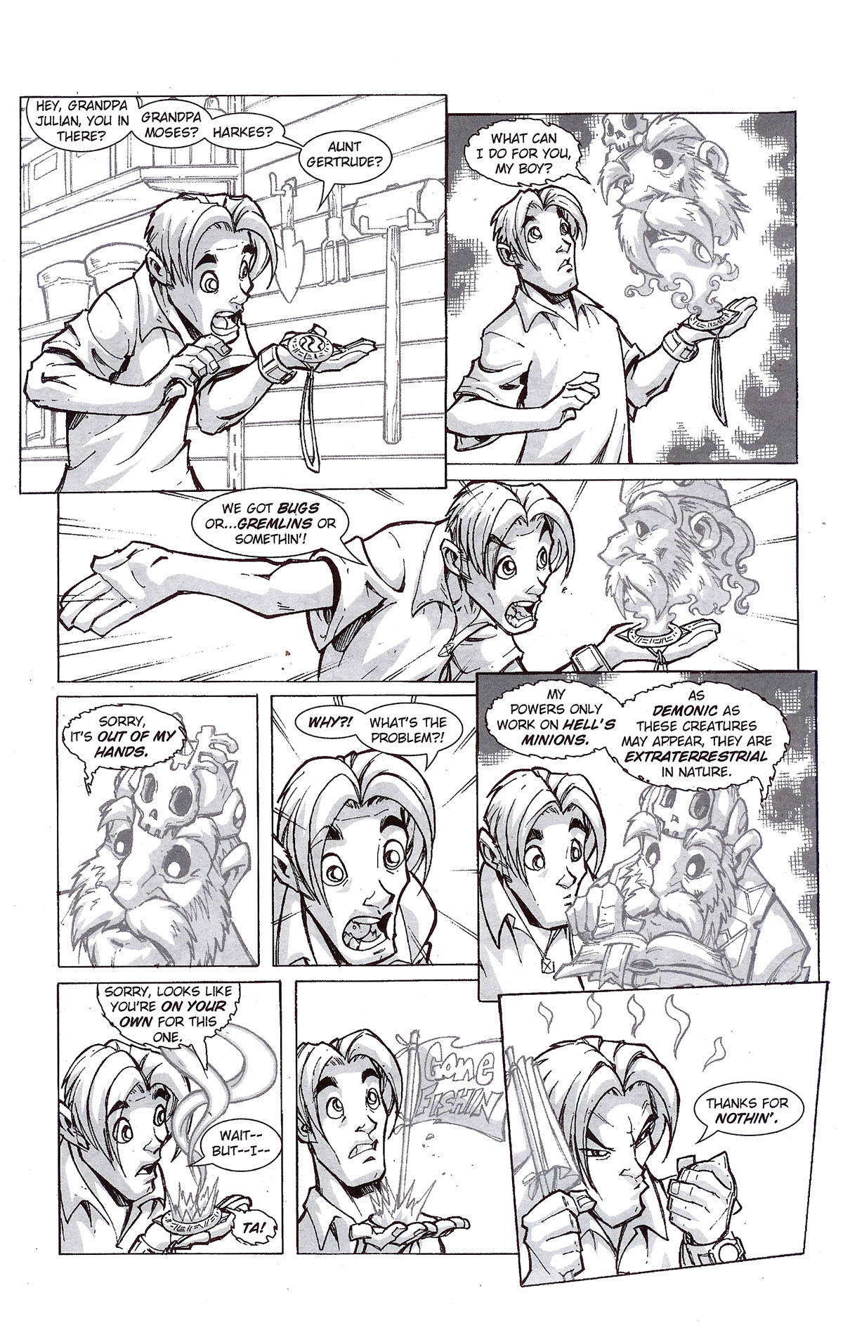 Read online I Hunt Monsters comic -  Issue #6 - 13