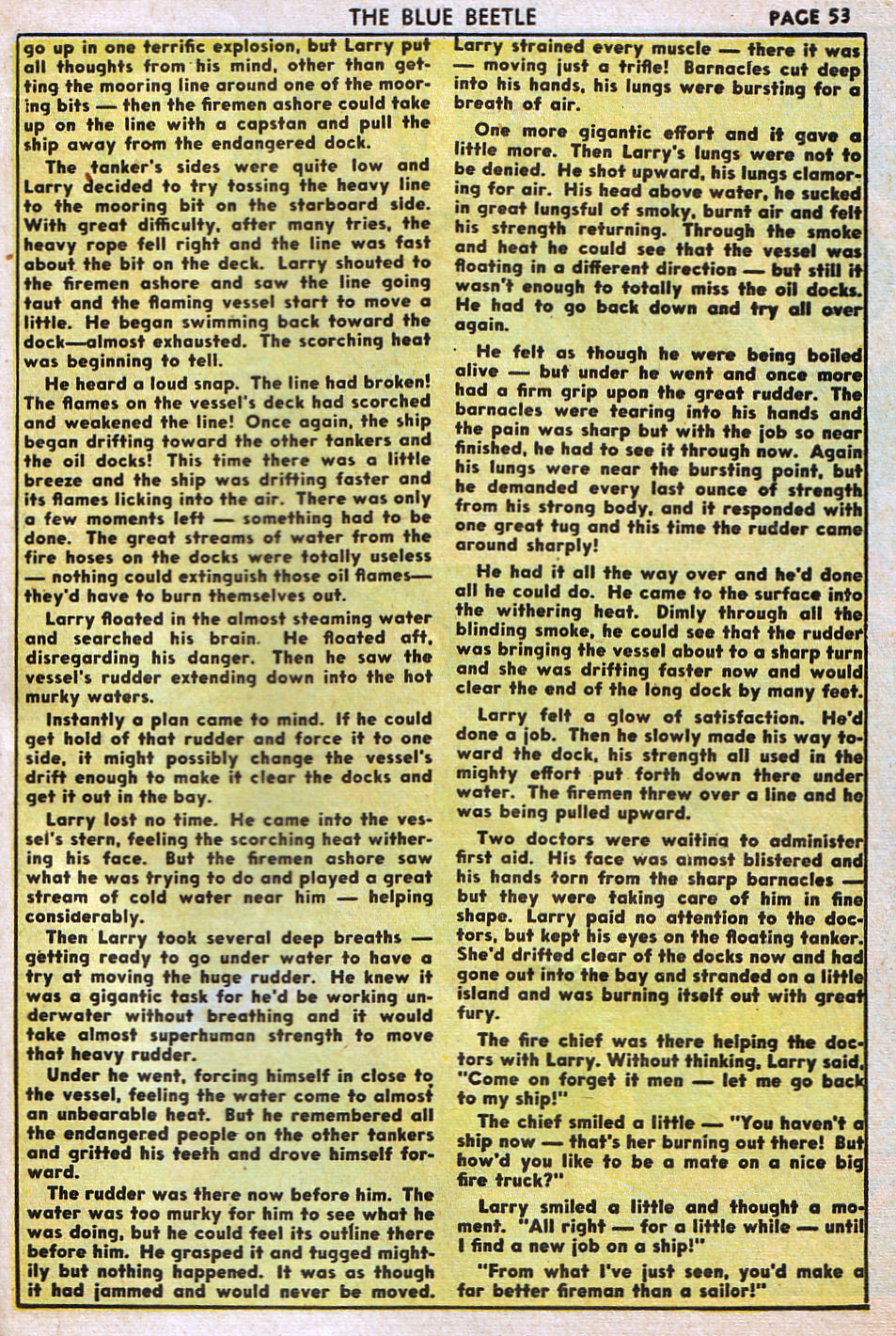 Read online The Blue Beetle comic -  Issue #11 - 55