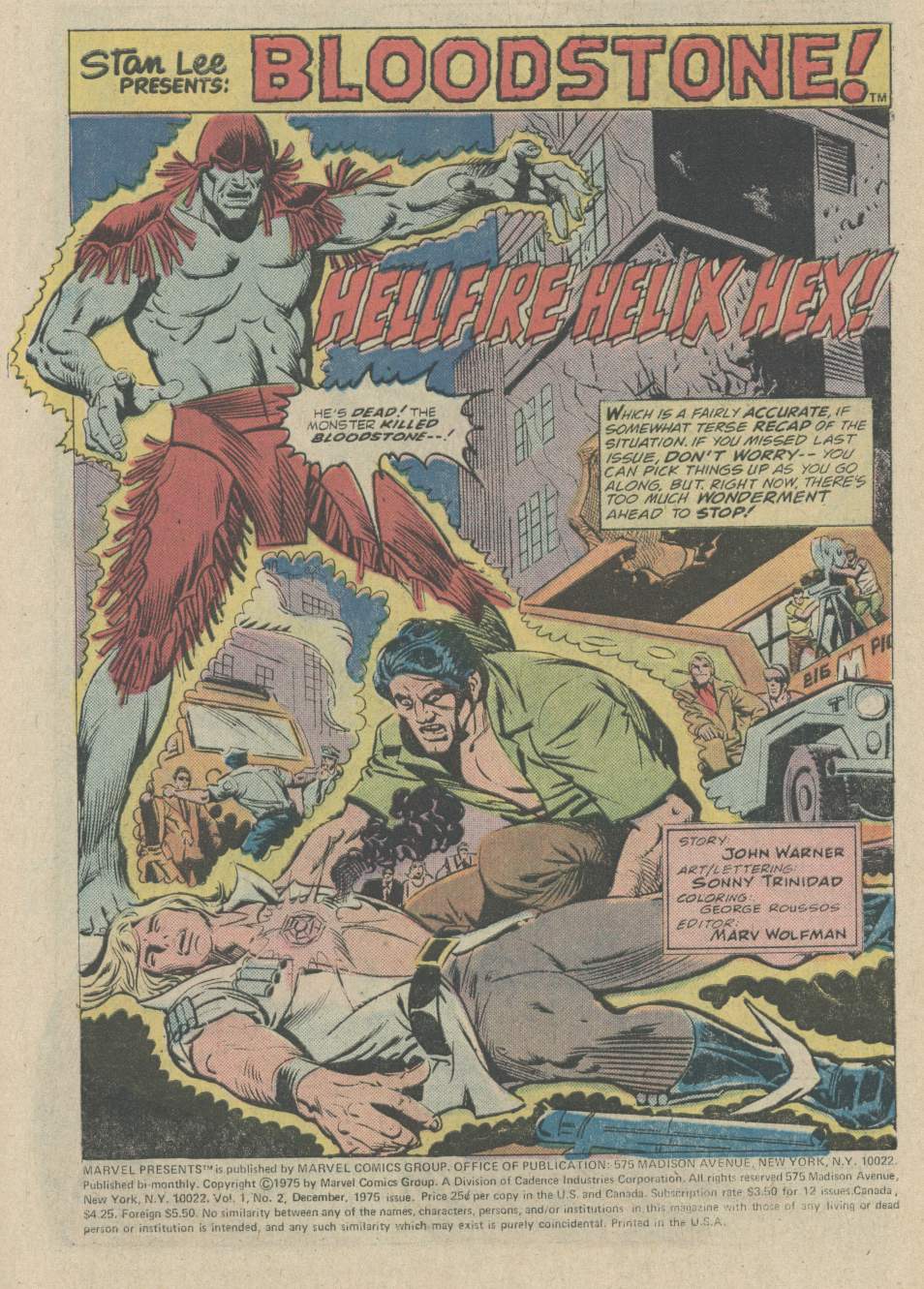 Read online Marvel Presents comic -  Issue #2 - 2