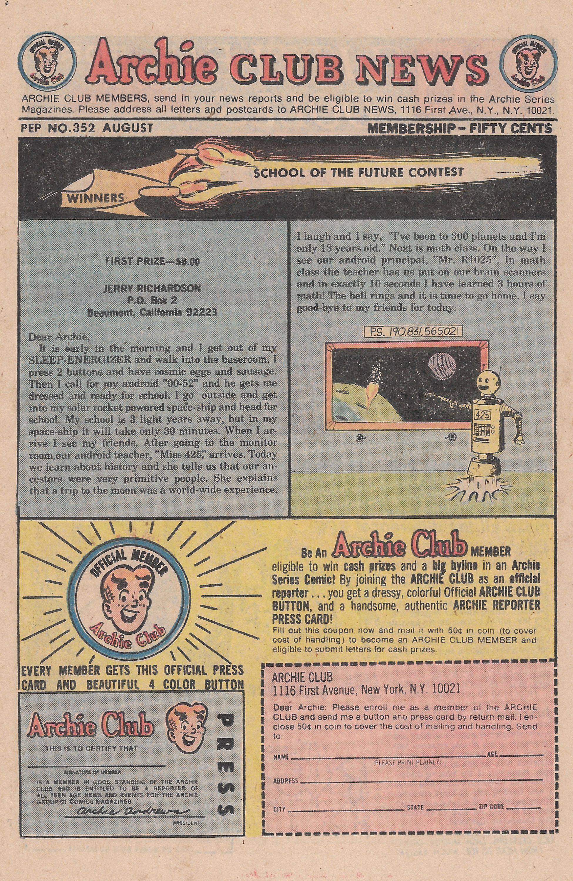 Read online Pep Comics comic -  Issue #352 - 26