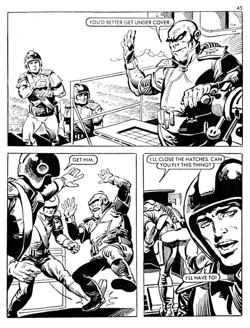 Read online Starblazer comic -  Issue #34 - 45