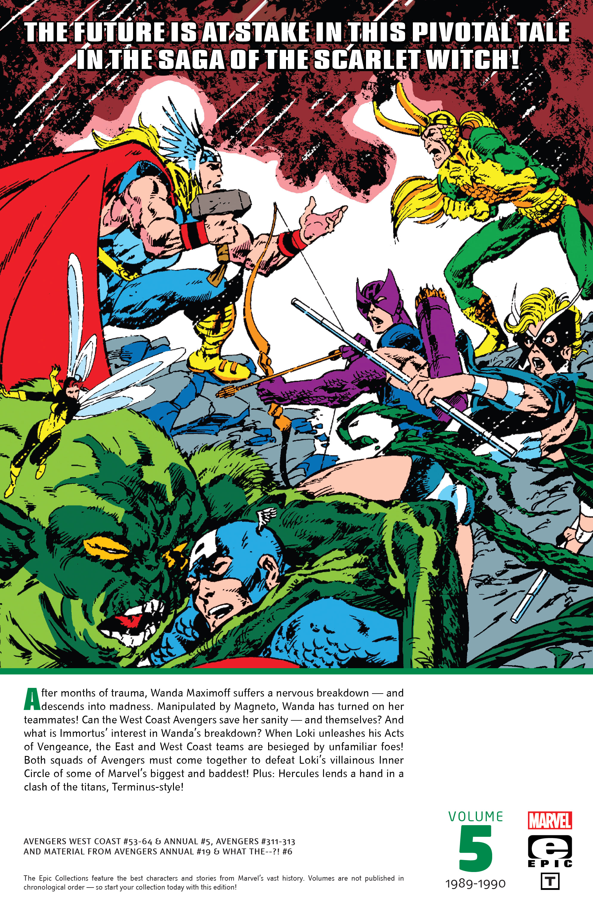 Read online Avengers West Coast Epic Collection: How The West Was Won comic -  Issue #Avengers West Coast Epic Collection Darker Than Scarlet (Part 5) - 54