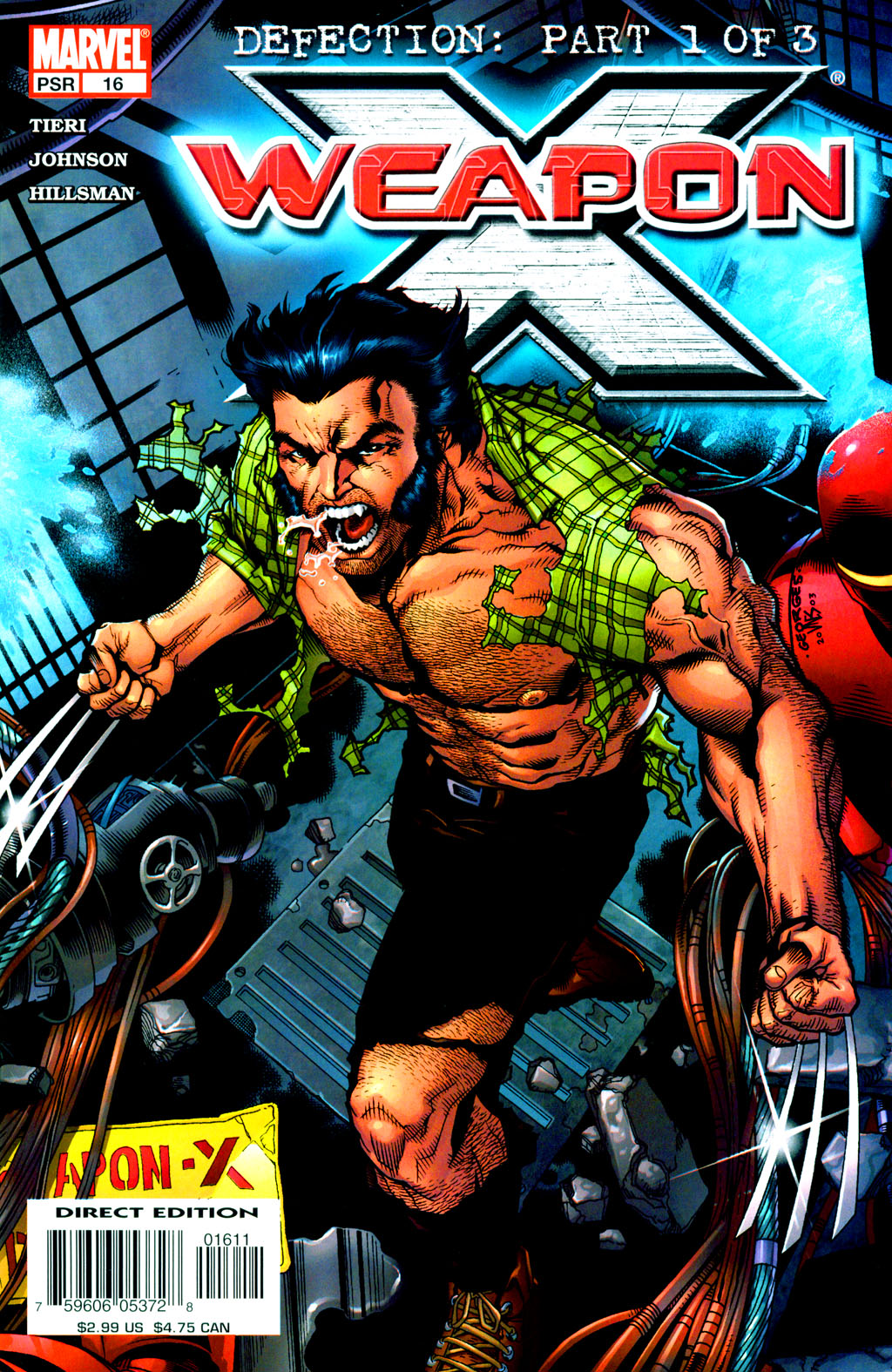 Read online Weapon X (2002) comic -  Issue #16 - 1