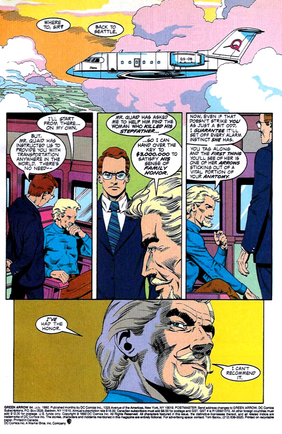 Read online Green Arrow (1988) comic -  Issue #64 - 2