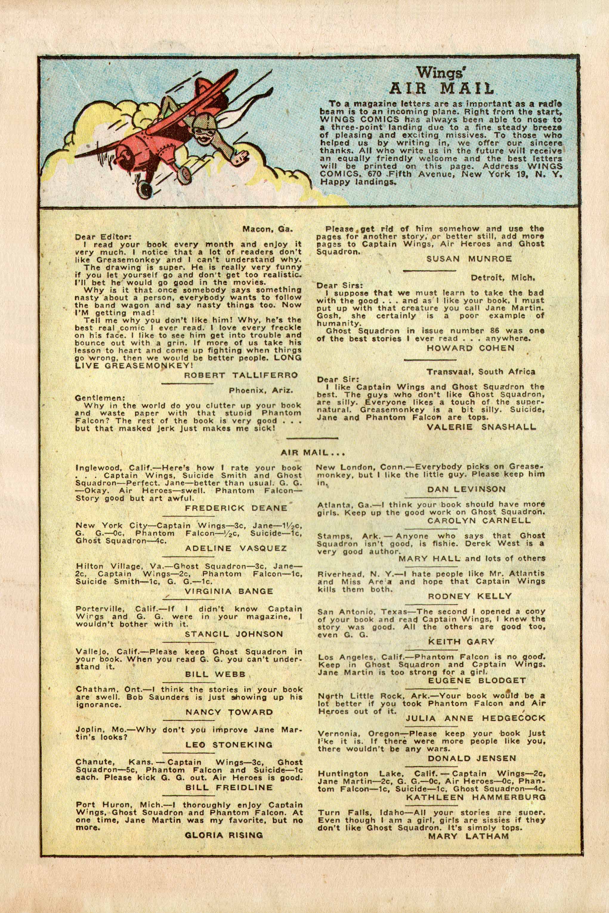 Read online Wings Comics comic -  Issue #89 - 28