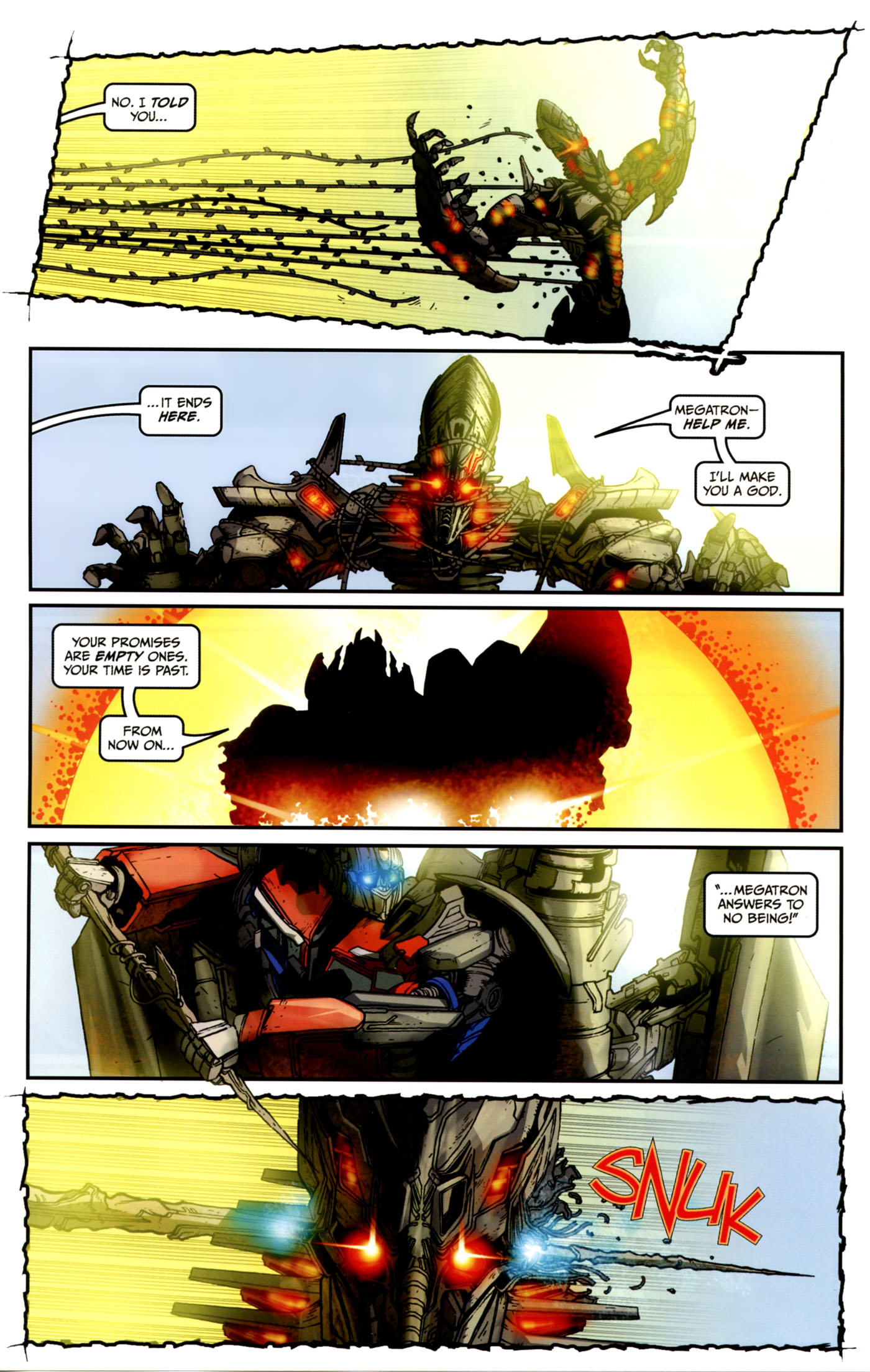 Read online Transformers: Revenge of the Fallen — Official Movie Adaptation comic -  Issue #4 - 24