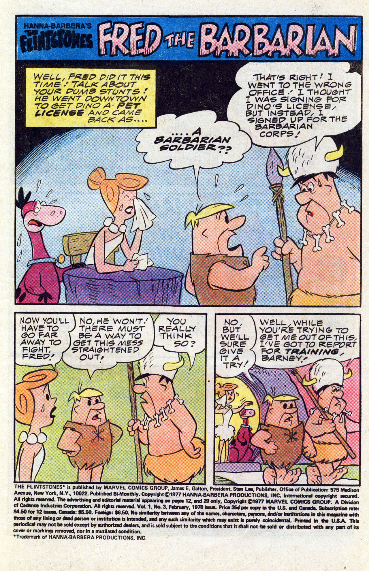 Read online The Flintstones (1977) comic -  Issue #3 - 3