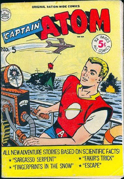 Read online Captain Atom (1950) comic -  Issue #5 - 1