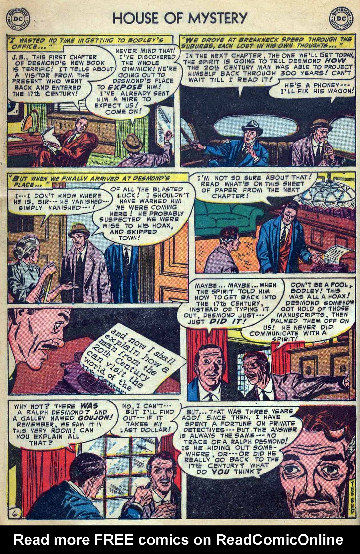 Read online House of Mystery (1951) comic -  Issue #19 - 8