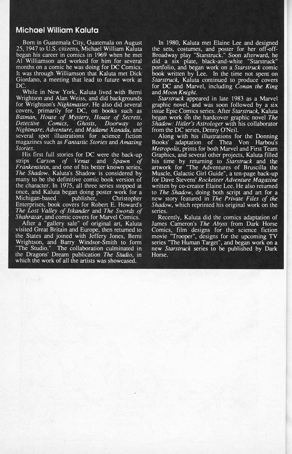 Read online Cheval Noir comic -  Issue #6 - 6