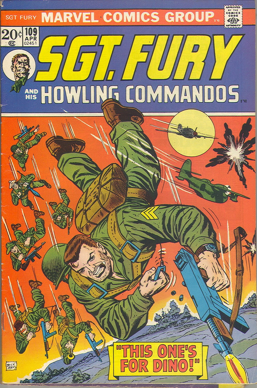 Read online Sgt. Fury comic -  Issue #109 - 1