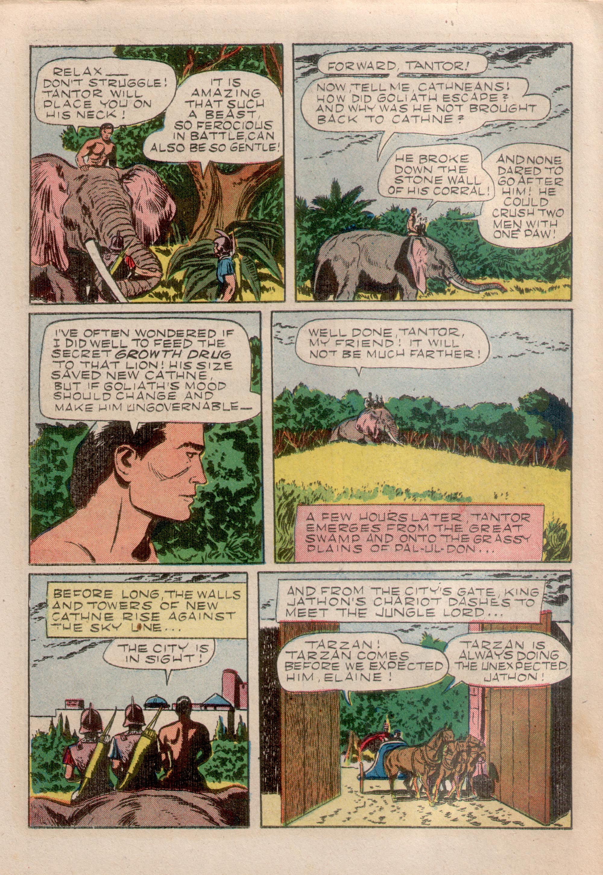 Read online Tarzan (1948) comic -  Issue #41 - 30