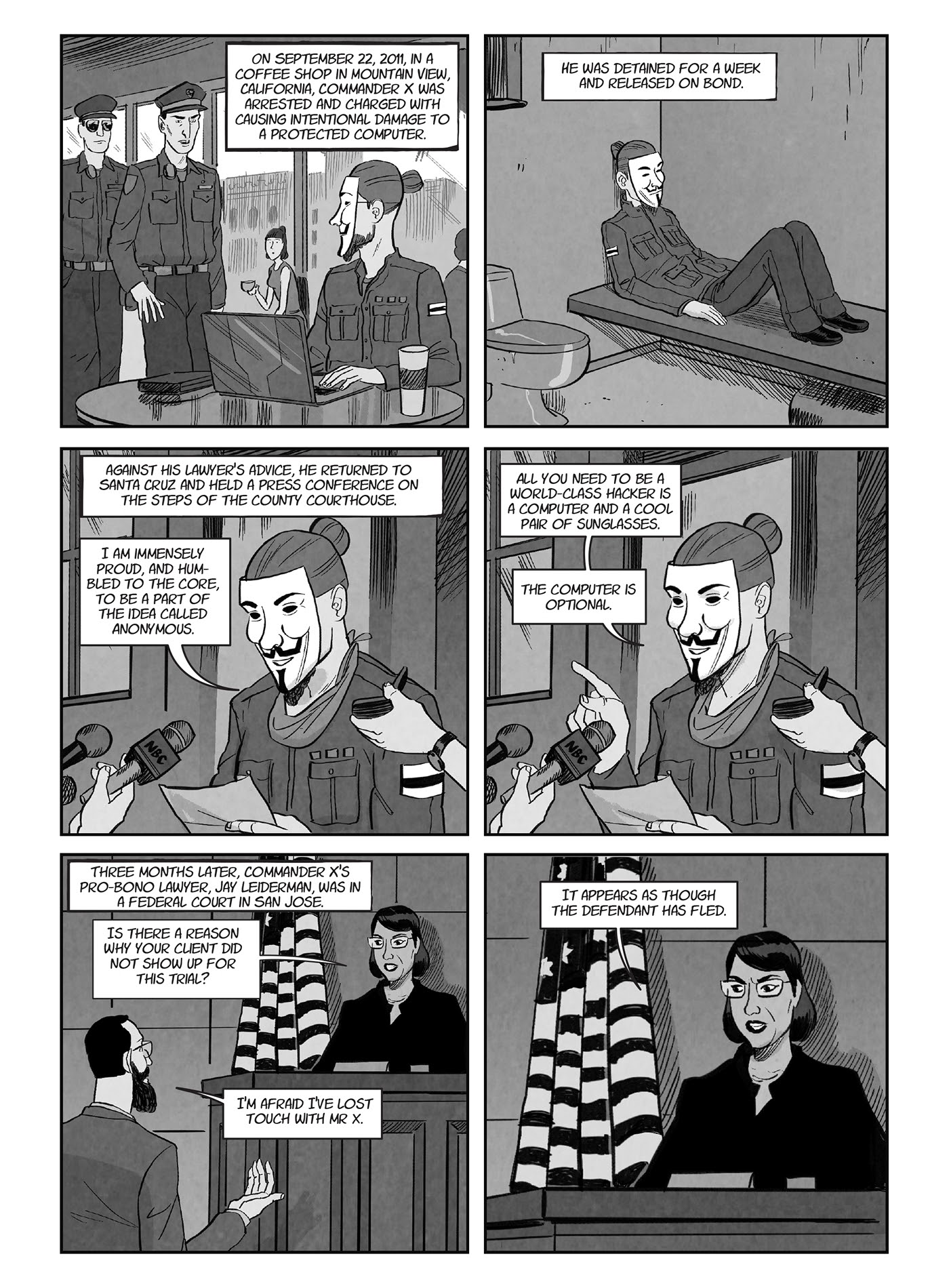 Read online A for Anonymous: How a Mysterious Hacker Collective Transformed the World comic -  Issue # TPB - 77