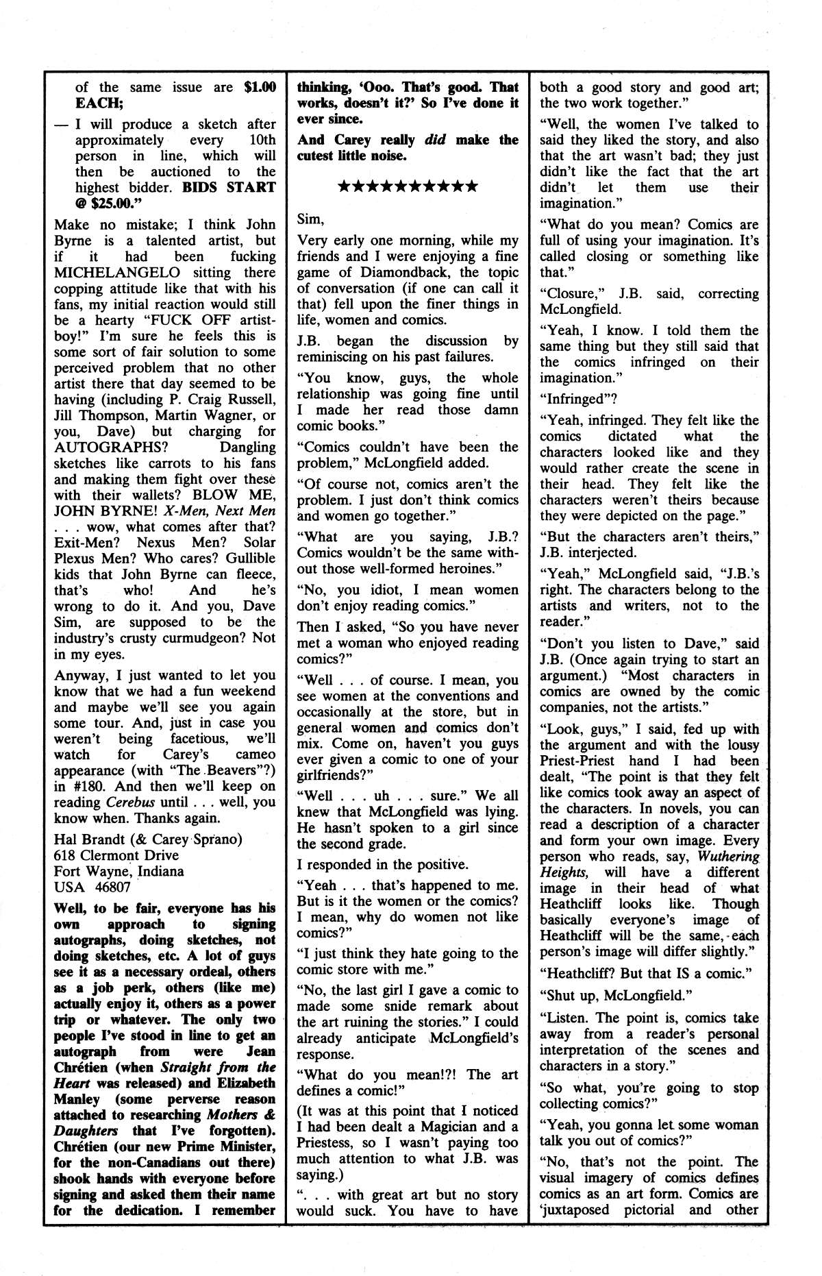 Read online Cerebus comic -  Issue #180 - 26