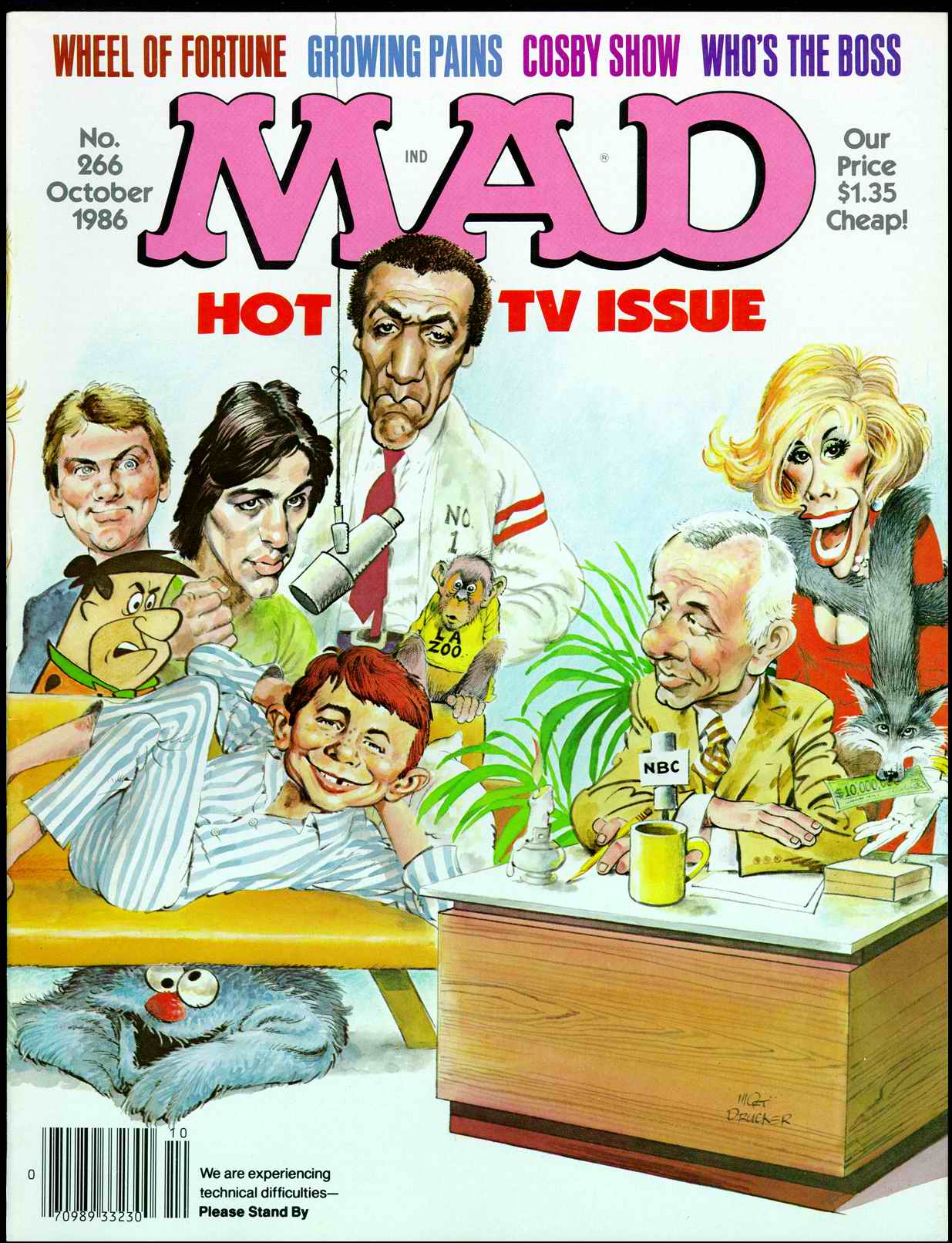 Read online MAD comic -  Issue #266 - 1