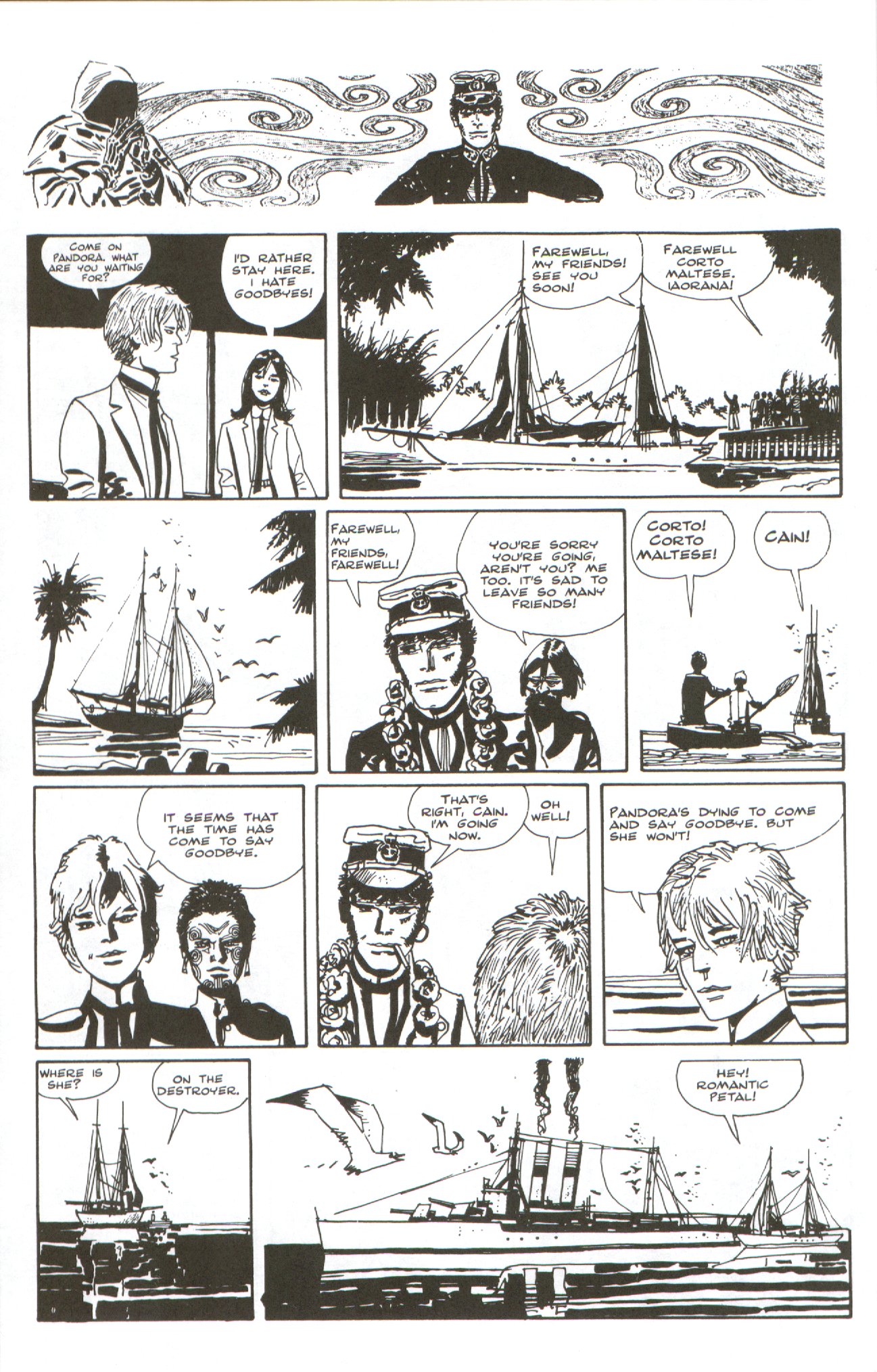 Read online Corto Maltese: Ballad of the Salt Sea comic -  Issue #7 - 20