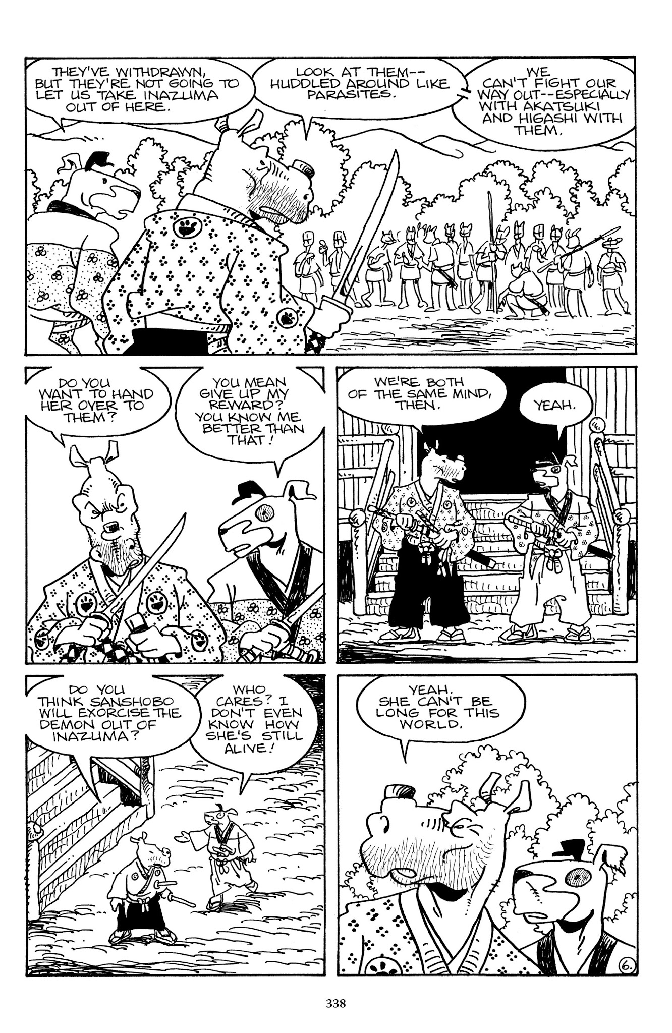 Read online The Usagi Yojimbo Saga comic -  Issue # TPB 6 - 336