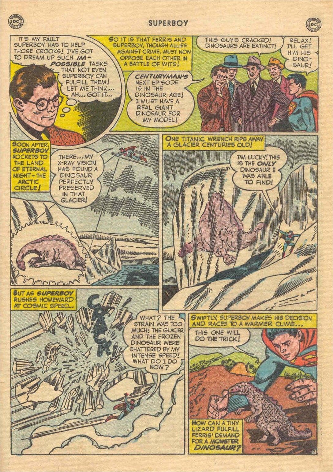 Read online Superboy (1949) comic -  Issue #10 - 39