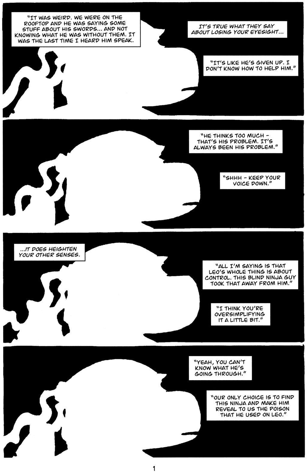 Read online Tales of Leonardo Blind Sight comic -  Issue #2 - 3