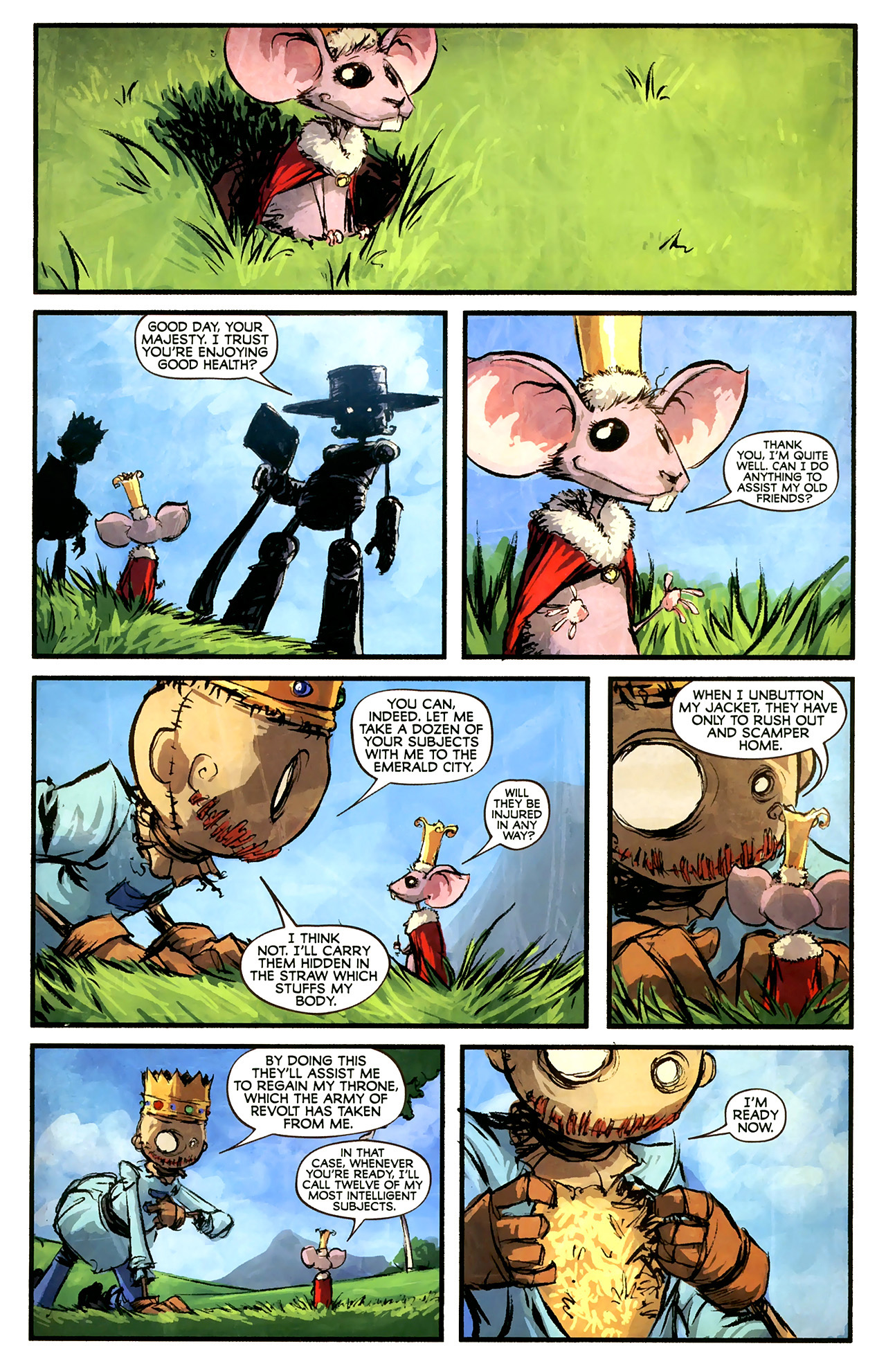 Read online The Marvelous Land of Oz comic -  Issue #5 - 6