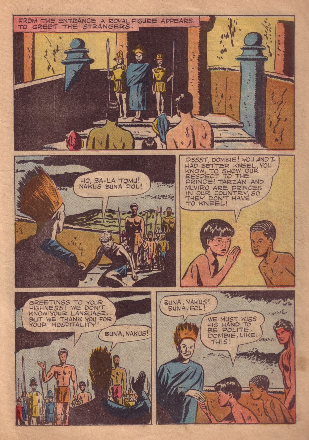 Read online Tarzan (1948) comic -  Issue #8 - 19