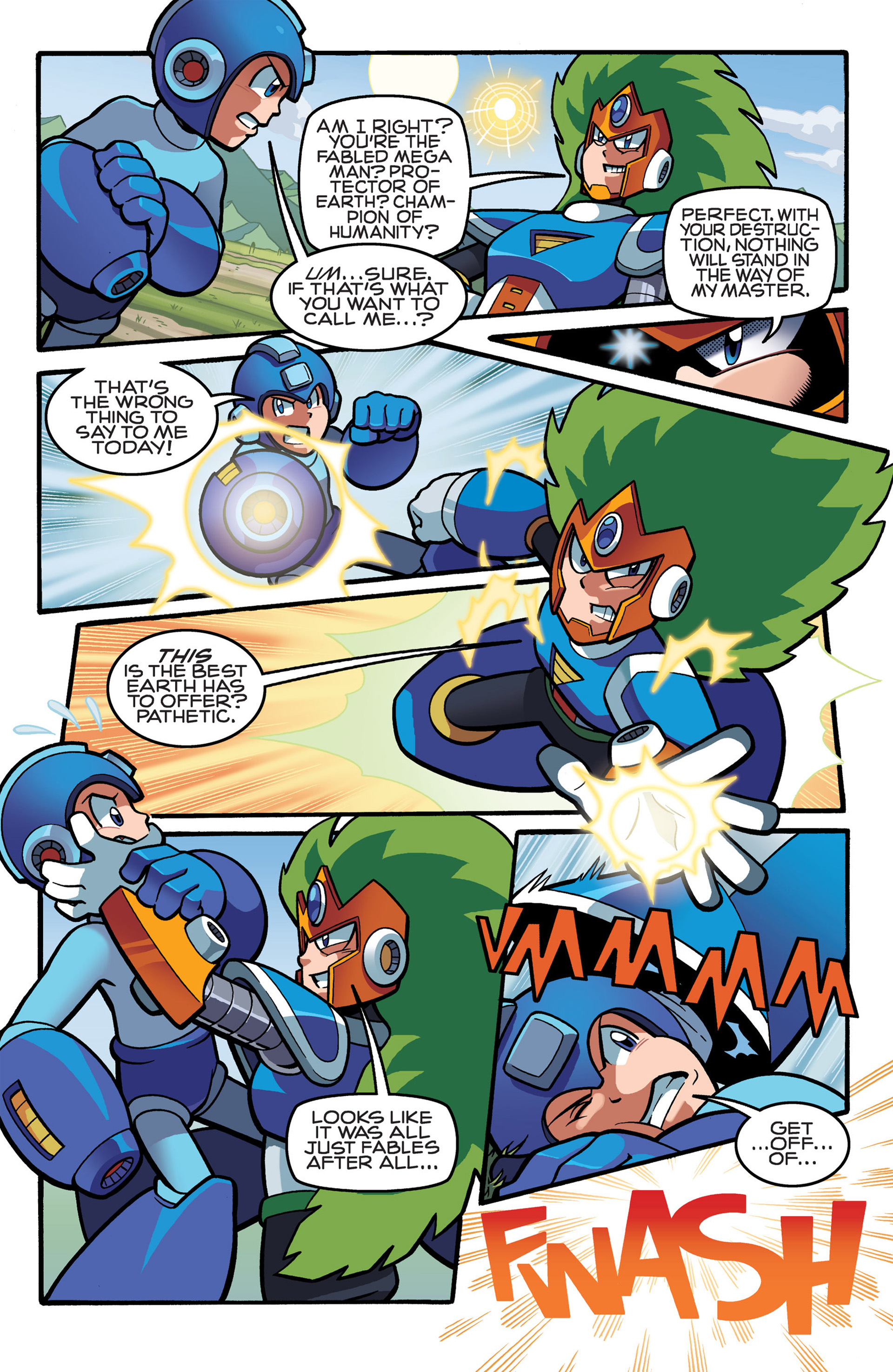 Read Online Mega Man Comic Issue 20 