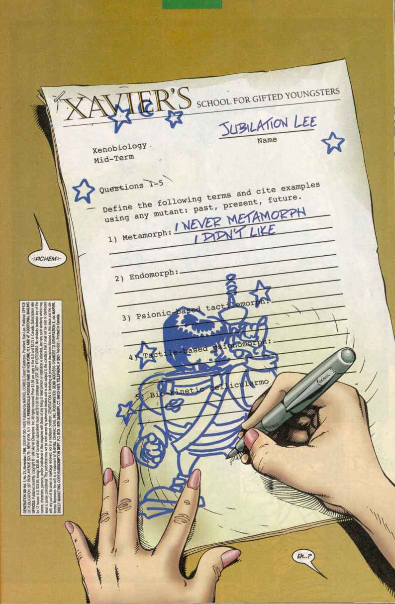 Read online Generation X comic -  Issue #21 - 2