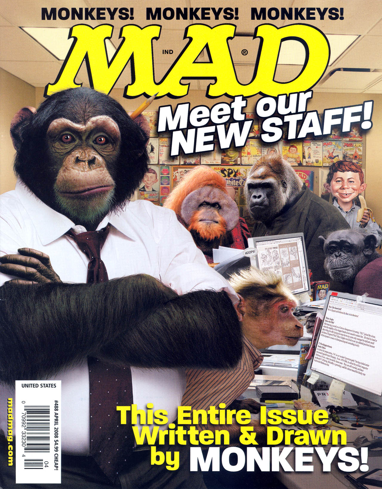 Read online MAD comic -  Issue #488 - 1