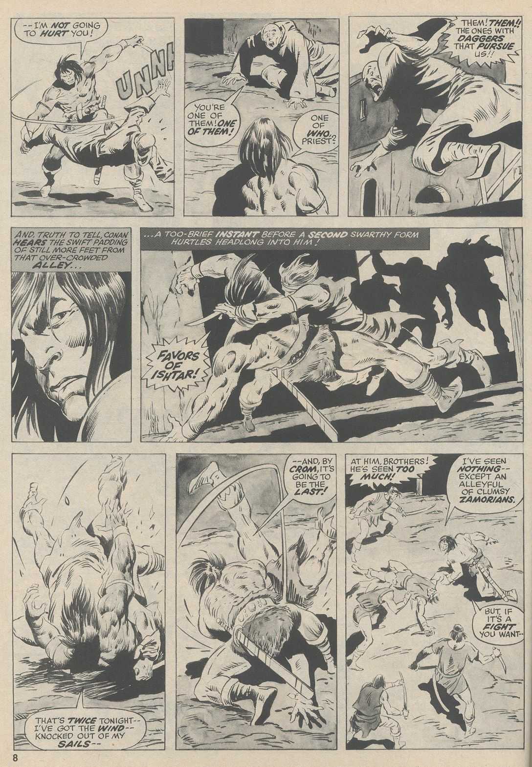 Read online The Savage Sword Of Conan comic -  Issue #1 - 8