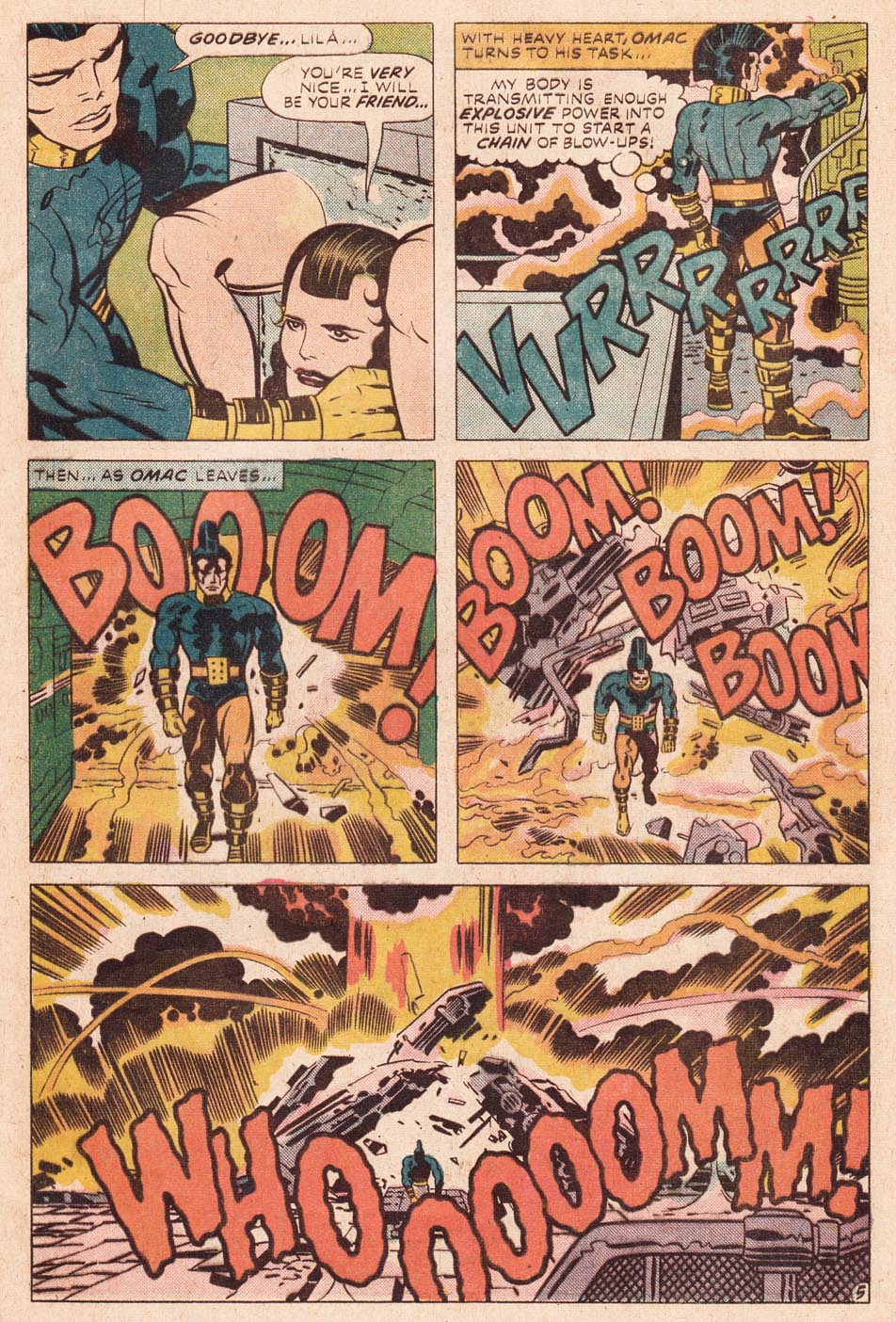 Read online OMAC (1974) comic -  Issue #1 - 6