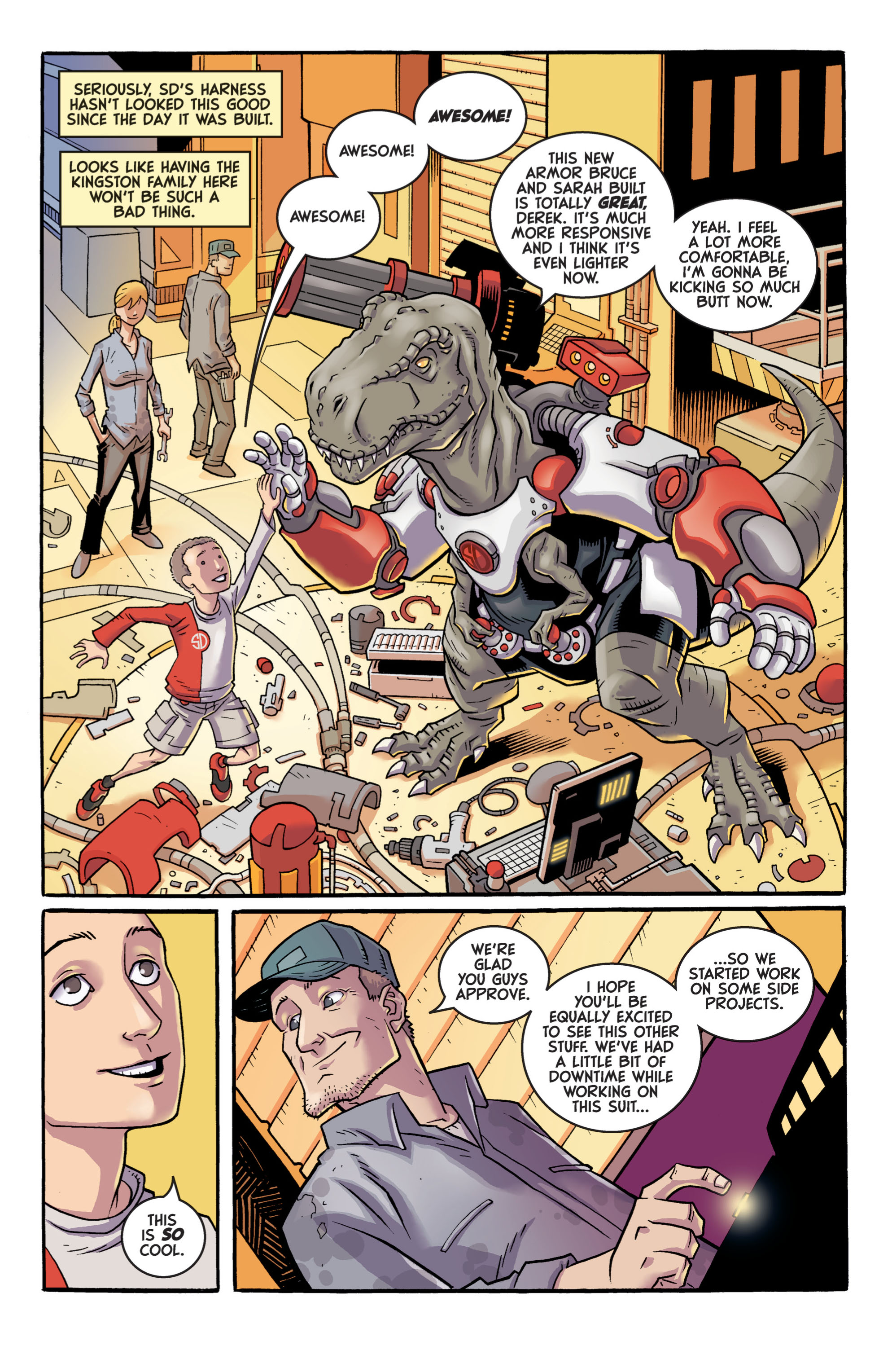 Read online Super Dinosaur (2011) comic -  Issue #2 - 3