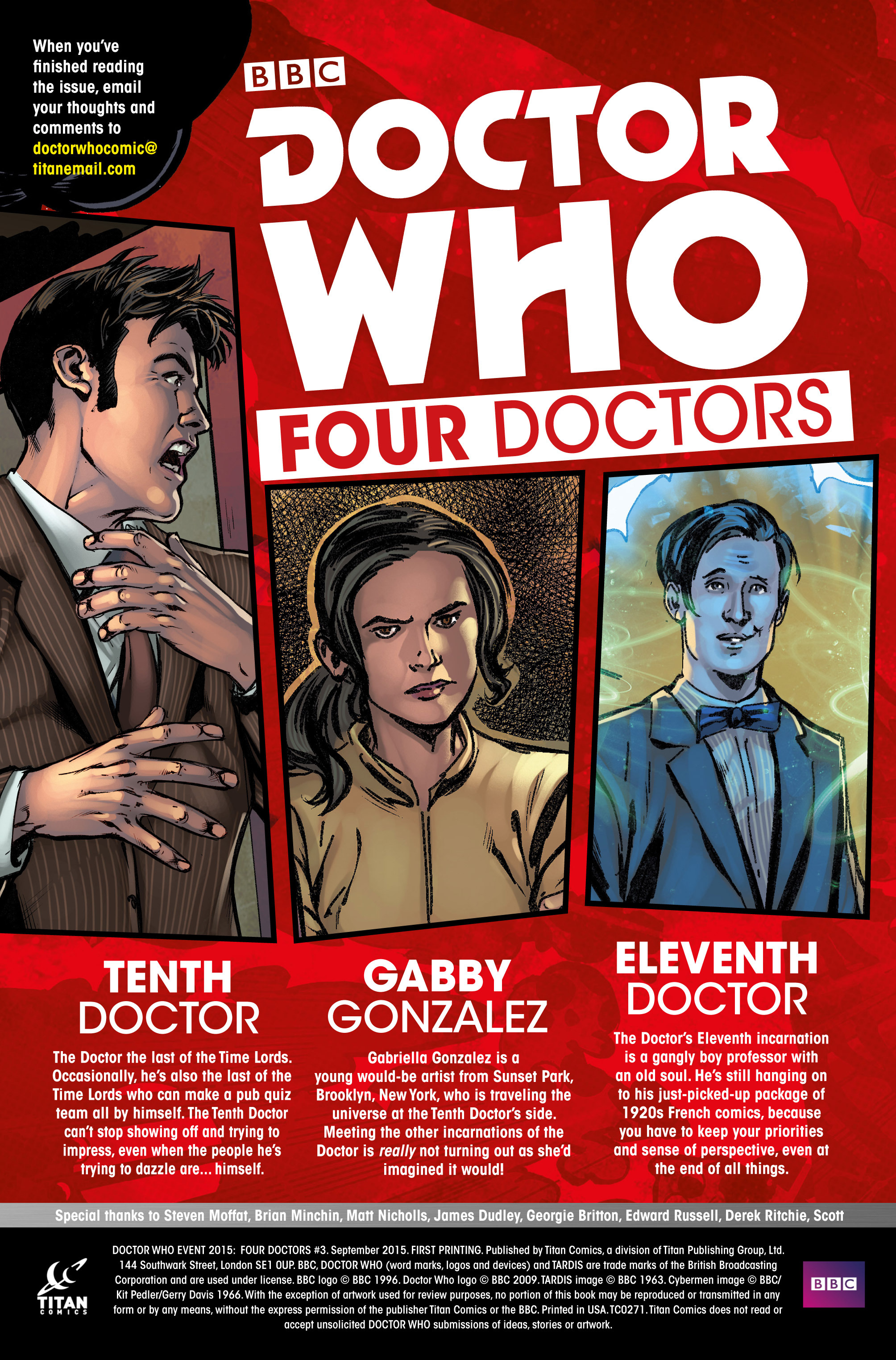 Read online Doctor Who Event 2015: Four Doctors comic -  Issue #3 - 4