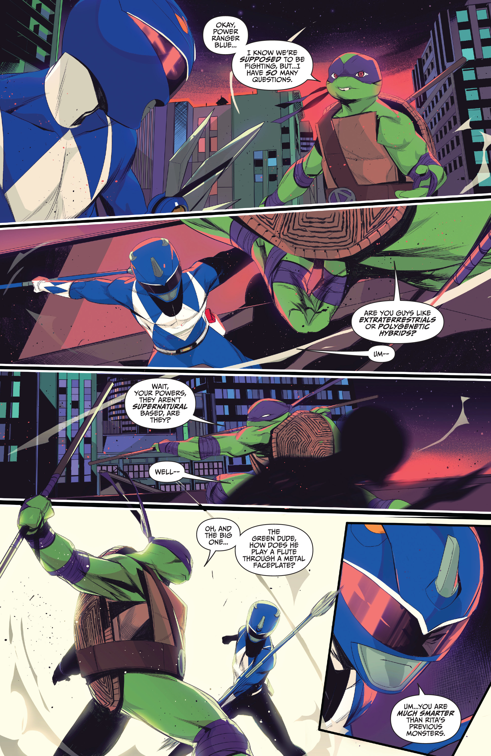 Read online Mighty Morphin Power Rangers: Teenage Mutant Ninja Turtles comic -  Issue #1 - 24