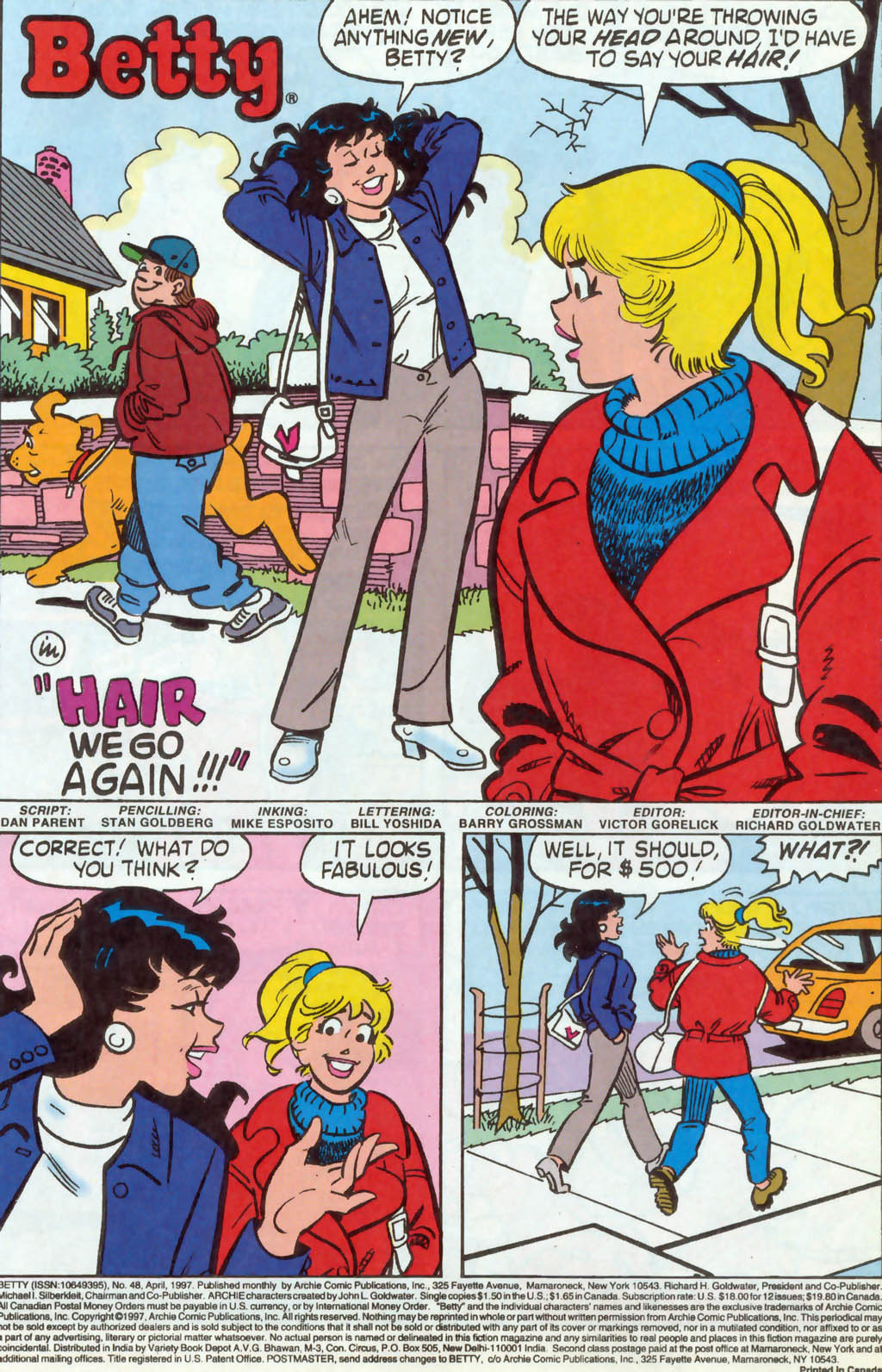 Read online Betty comic -  Issue #48 - 2
