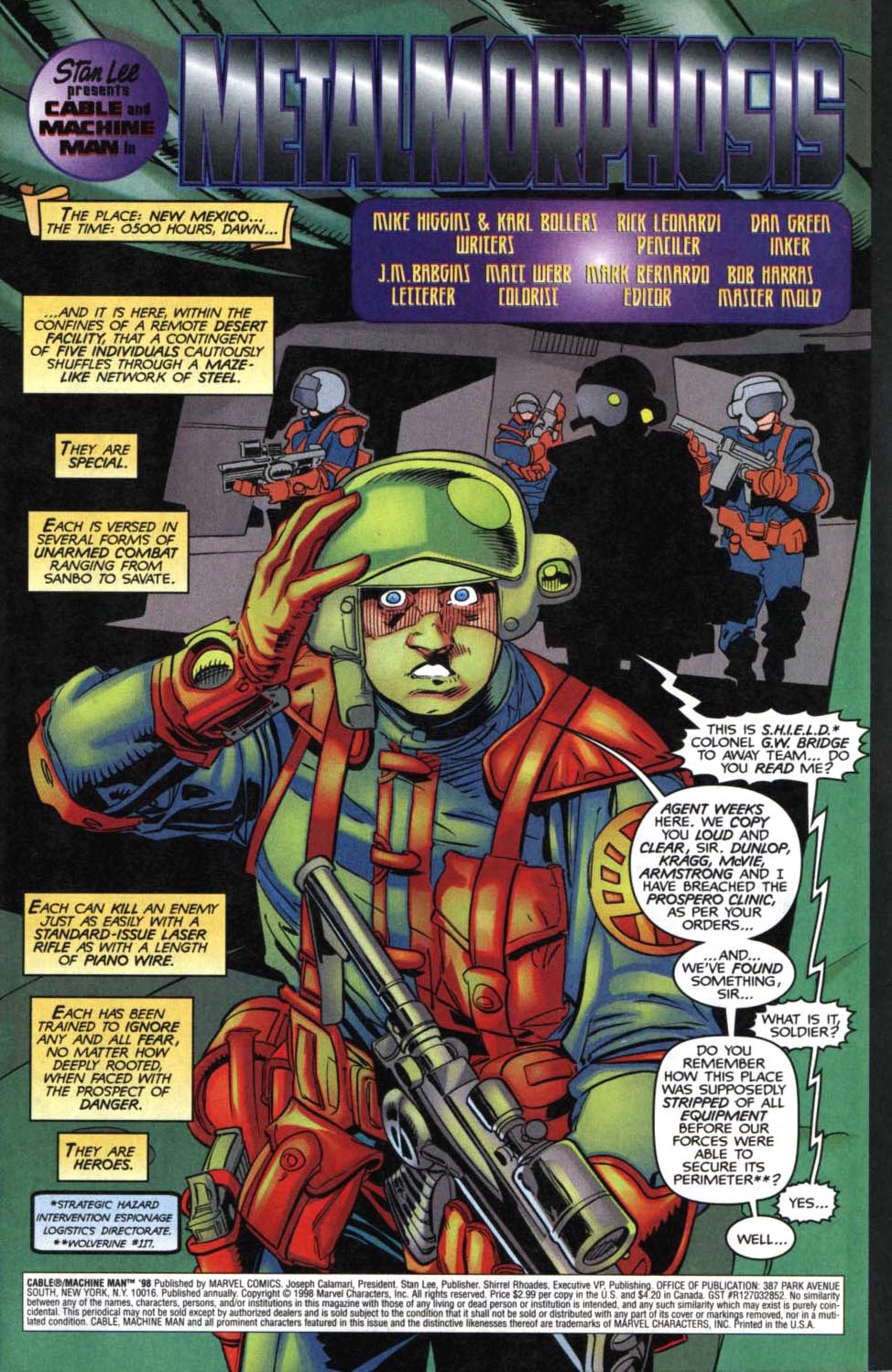 Read online Cable/Machine Man '98 comic -  Issue # Full - 2