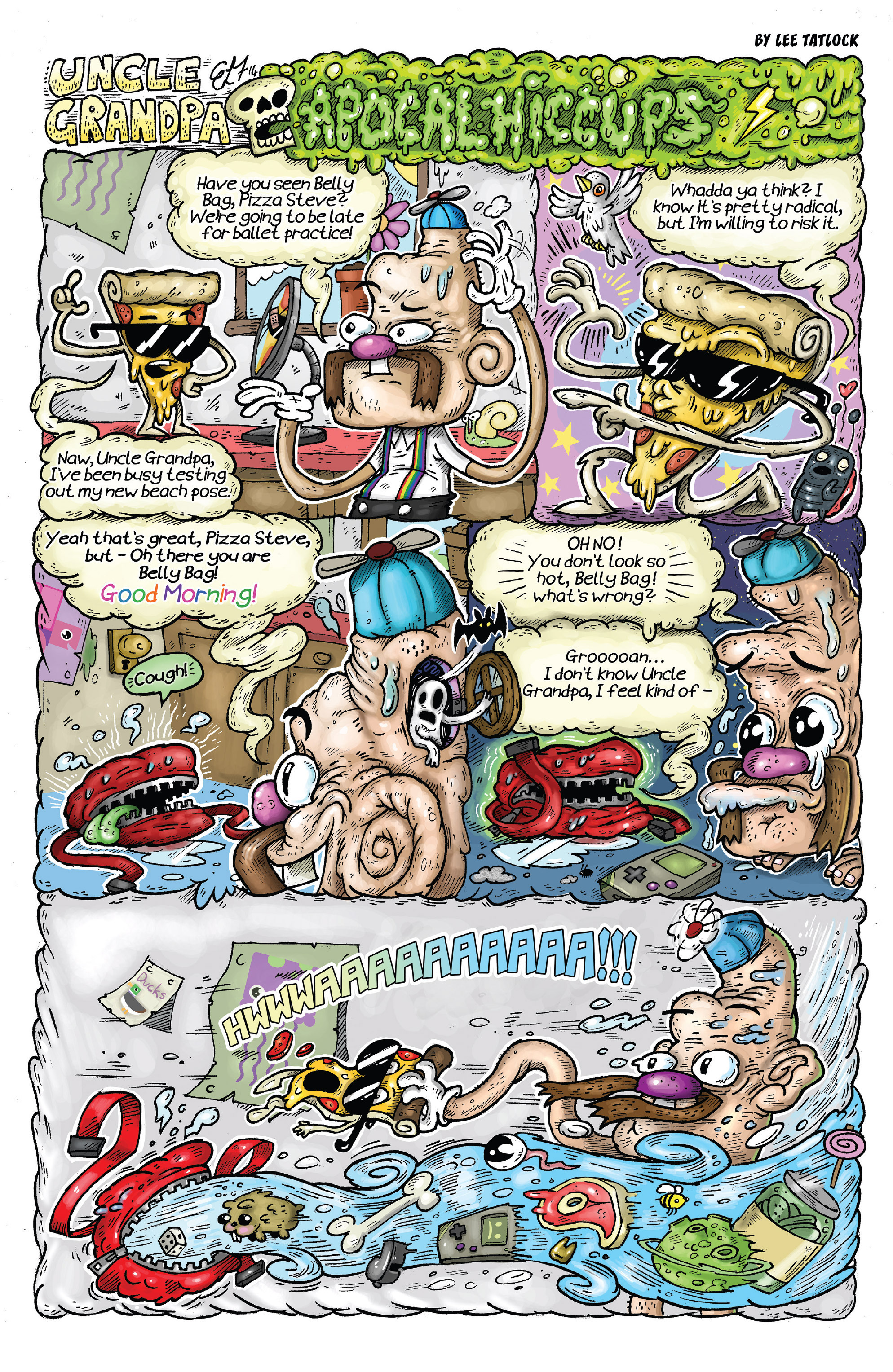 Read online Uncle Grandpa: Pizza Steve Special comic -  Issue # Full - 28