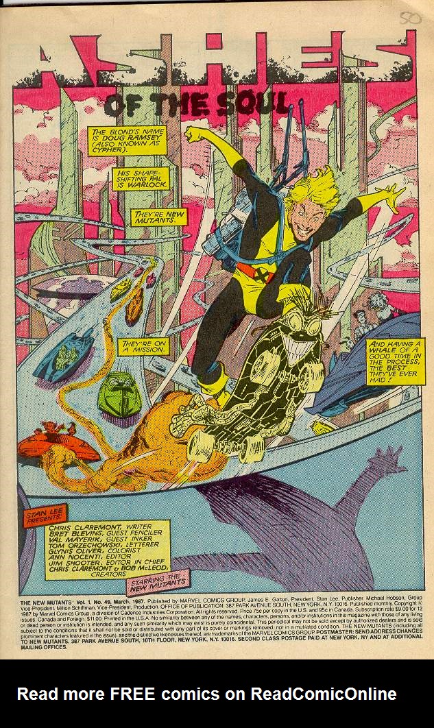 The New Mutants Issue #49 #56 - English 2
