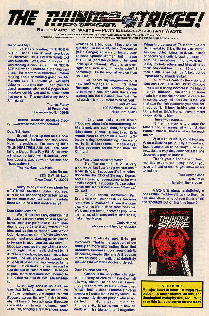 Read online Thunderstrike (1993) comic -  Issue #16 - 47