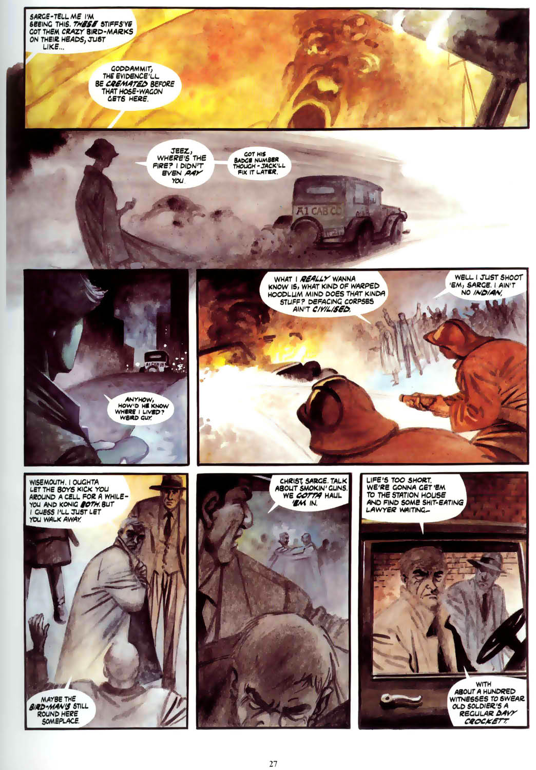 Read online Marvel Graphic Novel comic -  Issue #6 Night Raven - House of Cards - 26