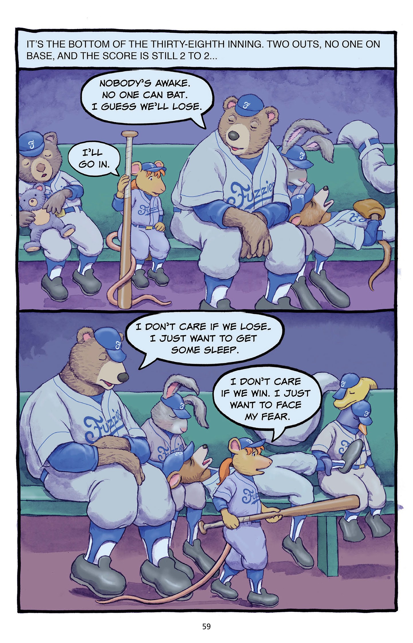 Read online Fuzzy Baseball comic -  Issue #3 - 61
