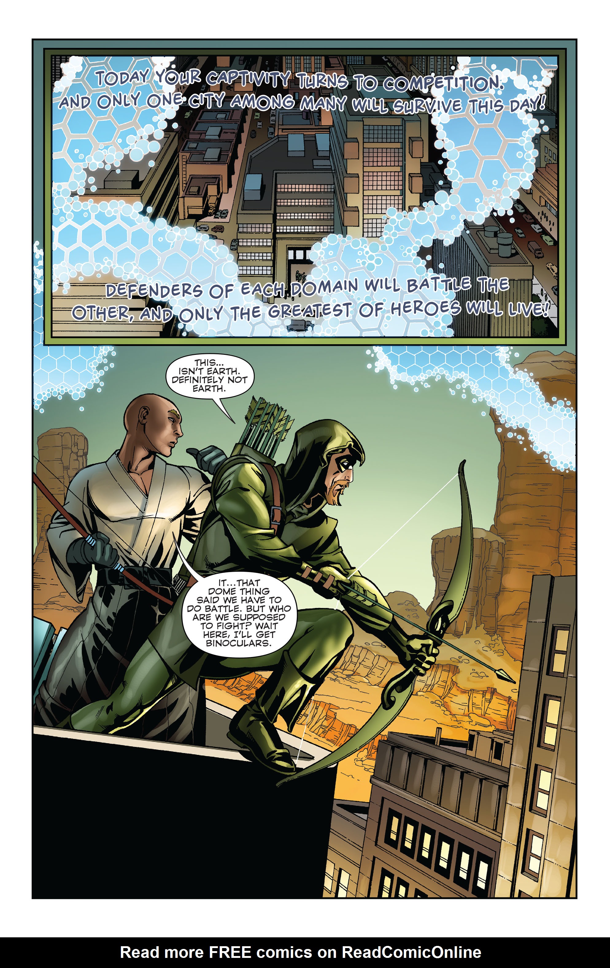 Read online Convergence Green Arrow comic -  Issue #1 - 22